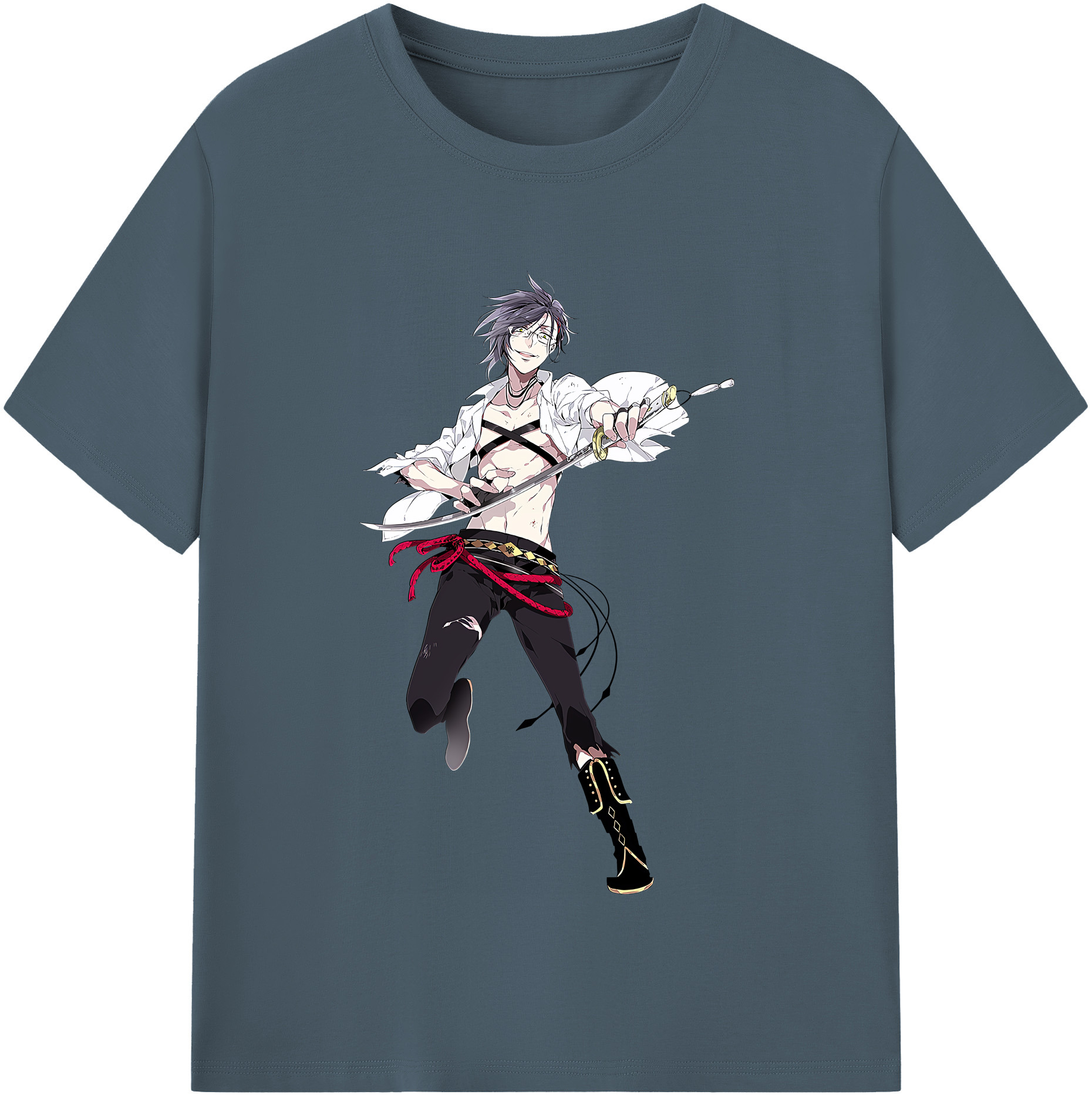 （画像用） 刀剣乱舞 Touken Ranbu 綿100％半袖Tシャツ（フロントプリント）